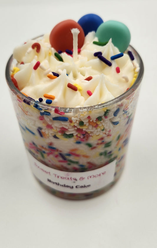 Birthday Cake Dessert Candle 11 oz